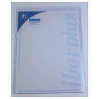 CAJA 50 FUNDAS FORMATO FOLIO "U" PORTADOCUMENTOS  PVC CRISTAL 150 MICRAS IBERPLAS 84Q50 (Espera 4 dias) en Huesoi