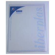 CAJA 50 FUNDAS FORMATO FOLIO "U" PORTADOCUMENTOS  PVC CRISTAL 150 MICRAS IBERPLAS 84Q50 (Espera 4 dias) en Huesoi