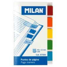 MILAN MARCADORES DE PAGINA 100 PUNTOS 45X12MM 5 en Huesoi