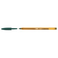 BOLIGRAFO CRISTAL FINE CUERPO NARANJA TRAZO 0,3 MM. COLOR VERDE BIC 872729 (MIN50) (Espera 4 dias) en Huesoi