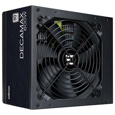 FUENTE DE ALIMENTACION ZALMAN DECAMAX 600W 80+ STANDARD ATX NEGRO en Huesoi
