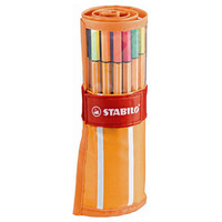 ESTUCHE 30 ROTULADORES PUNTA FINA 0,4MM. POINT 88 COLORES NEON STABILO 8830-2 (Espera 4 dias) en Huesoi