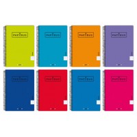 CUADERNO TAPA POLIPROPILENO EXTRADURA UNICLASIC FOLIO 80 HOJAS 90GR. 4X4 COLORES SURTIDOS PAPYRUS 88442099 (MIN5) (Espera 4 dias) en Huesoi