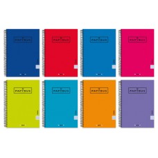 CUADERNO TAPA CARTON FORRADA EXTRADURA UNICLASIC 4º 80 HOJAS 90GR. 4X4 COLORES SURTIDOS PAPYRUS 88453099 (MIN5) (Espera 4 dias) en Huesoi