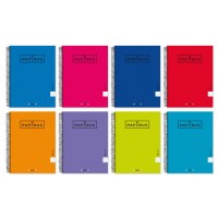 CUADERNO TAPA CARTON FORRADA EXTRADURA UNICOLOR5 A4+ 120 HOJAS 90GR. 5X5 COLORES SURTIDOS PAPYRUS 88463199 (MIN5) (Espera 4 dias) en Huesoi