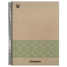 CUADERNO RECICLADO A4 KRAFT SOFT TAPA DURA 80 HOJAS 90GR CUADRICULA 4X4 MM VERDE UNINATURE 88500320 (Espera 4 dias) en Huesoi