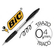 BOLIGRAFO RETRACTIL TRAZO 0,4 MM. ATLANTIS NEGRO BIC 887132 (MIN12) (Espera 4 dias) en Huesoi