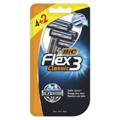 BIC-CUCHILLAS FLEX CL 3 6U en Huesoi