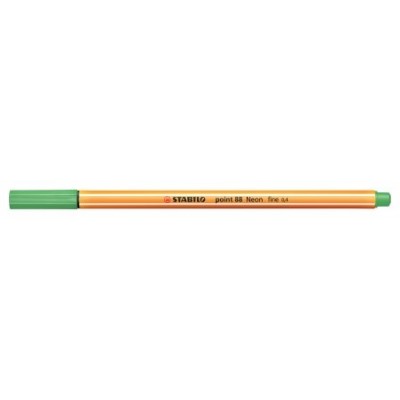ROTULADOR PUNTA FINA POINT 88 0.4MM VERDE NEON STABILO 88/033 (MIN10) (Espera 4 dias) en Huesoi