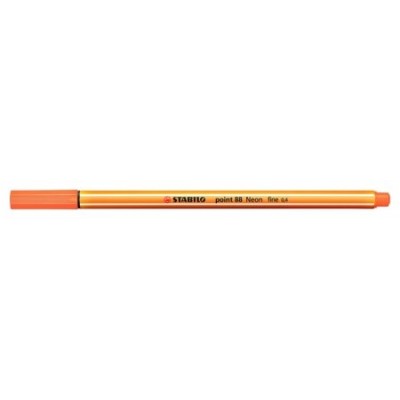ROTULADOR PUNTA FINA POINT 88 0.4MM NARANJA NEON STABILO 88/054 (MIN10) (Espera 4 dias) en Huesoi