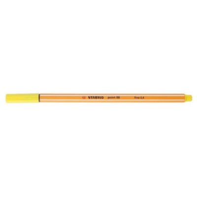 ROTULADOR PUNTA FINA POINT 88 0.4MM AMARILLO LIMON STABILO 88/24 (MIN10) (Espera 4 dias) en Huesoi