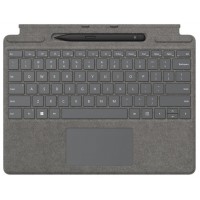 MICROSOFT SURFACE PRO 8/9/10/X TYPE COVER SIGNATURE PLATINUM + SLIM PEN 2 (Espera 4 dias) en Huesoi