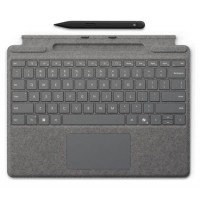 MICROSOFT SURFACE PRO 8/9/10/COPILOT+ TYPE COVER SIGNATURE PLATA + SLIM PEN 2 (Espera 4 dias) en Huesoi
