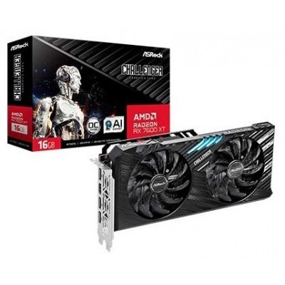 Asrock Challenger RX7600XT CL 16GO AMD Radeon RX 7600 XT 16 GB GDDR6 (Espera 4 dias) en Huesoi