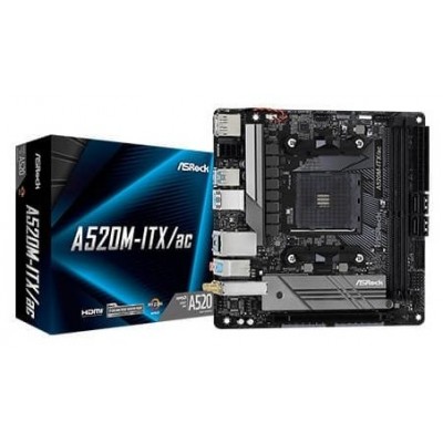 Asrock A520M-ITX/ac Zócalo AM4 micro ATX (Espera 4 dias) en Huesoi