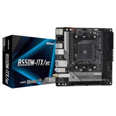 Asrock B550M-ITX/ac Zócalo AM4 Mini ITX AMD B550 (Espera 4 dias) en Huesoi