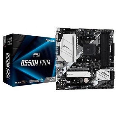 PB AMD SAM4 ASROCK B550M PRO4 4DDR4 6SATA3 M2 HDMI DP en Huesoi