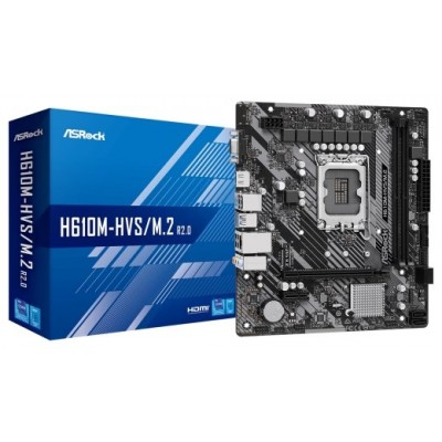 PB S1700 ASROCK H610M-HVS/M.2 2DDR4 SATA PCIE HDMI DVI en Huesoi