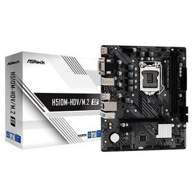 Placa base 1200 microATX ASRock H510M-HDV/M.2 SE en Huesoi