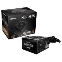FUENTE ALIMENTACION ASROCK CL-650B,PSU,650W,80 PLUS BRONZE,120MM,ACTIVE PFC,PCI-E (6+2 pin)x4,SATA (5 pin)x4 (Espera 4 dias) en Huesoi