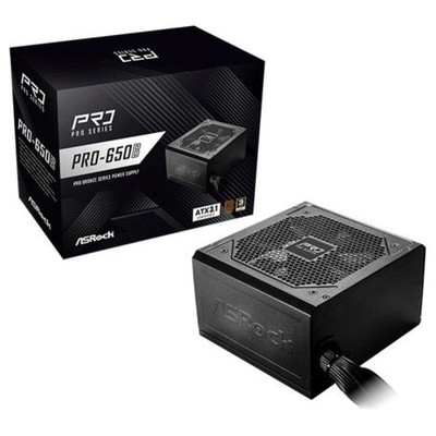 FUENTE ALIMENTACION ASROCK PRO-650B,PSU,850W,BRONZE (Espera 4 dias) en Huesoi