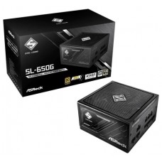 FUENTE ALIMENTACION ASROCK SL-650G,PSU,650W,80 PLUS GOLD,135MM,MODULAR,PCI-E 5.1 (12+4pin)x1,PCI-E (6+2 pin)x3,SATA (5 pin)x9 (Espera 4 dias) en Huesoi