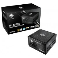 FUENTE ALIMENTACION ASROCK SL-1000G,PSU,1000W,80 PLUS GOLD,135MM,MODULAR,PCI-E 5.1 (12+4pin)x1,PCI-E (6+2 pin)x3,SATA (5 pin)x9 (Espera 4 dias) en Huesoi