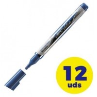 ROTULADOR BIC PIZARRA LIQ AZUL 12 en Huesoi