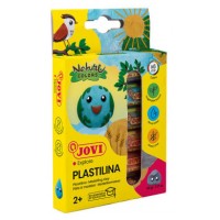 ESTUCHE PLASTILINA 6 BARRAS DE 15GR COLORES SURTIDOS GAMA NATURE JOVI 90/6N (Espera 4 dias) en Huesoi