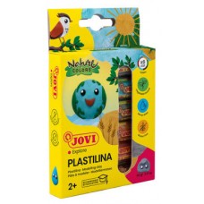 ESTUCHE PLASTILINA 6 BARRAS DE 15GR COLORES SURTIDOS GAMA NATURE JOVI 90/6N (Espera 4 dias) en Huesoi