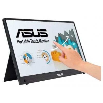 ASUS ZenScreen MB16AMTR pantalla para PC 39,6 cm (15.6") 1920 x 1080 Pixeles Full HD LCD Pantalla táctil Negro (Espera 4 dias) en Huesoi