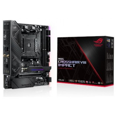 PLACA BASE ASUS ROG CROSSHAIR VIII IMPACT X570 AM4 ATX 2XDDR4 en Huesoi