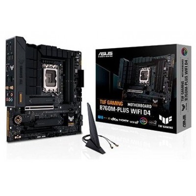 PLACA ASUS TUF GAMING B760M-PLUS WIFI D4,INTEL,1700,B760,4DDR4,WIFI,MATX (Espera 4 dias) en Huesoi