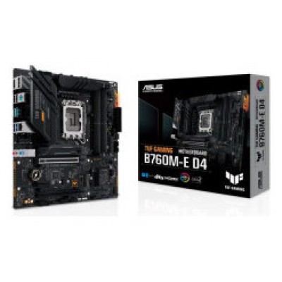 PLACA ASUS TUF GAMING B760M-E D4,INTEL,1700,B760,4DDR4,128GB,HDMI+DP,4SATA+2M.2,5USB 3.2+1USB-C,2.5GB,MATX (Espera 4 dias) en Huesoi