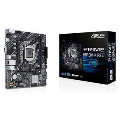 PLACA ASUS PRIME H510M-R-SI R2.0 (BULK),INTEL,1200,H510,2DDR4,64GB,VGA+DVI+HDMI,GBLAN,4SATA3,3USB3.2,MATX (Espera 4 dias) en Huesoi