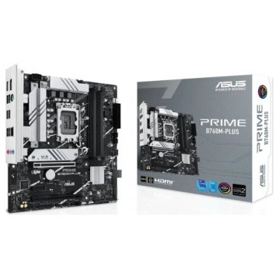 PLACA ASUS PRIME B760M-PLUS,INTEL,1700,B760,4DDR5,128GB,HDMI+DP,4SATA+2M.2,5USB 3.2+1USB-C,2.5GB,MATX (Espera 4 dias) en Huesoi