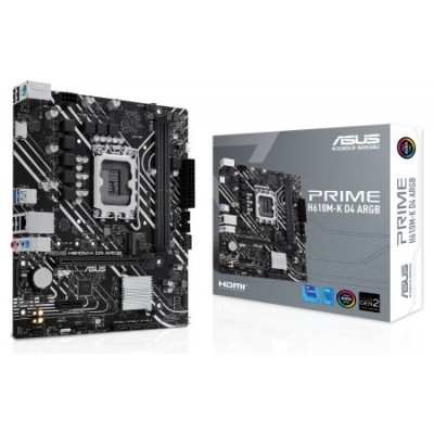 ASUS PRIME H610M-K D4 ARGB Intel H610 LGA 1700 micro ATX (Espera 4 dias) en Huesoi