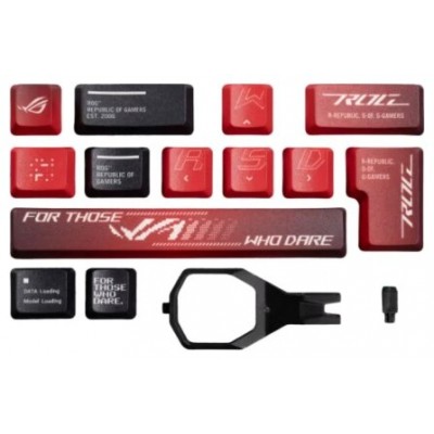 SET DE TECLAS ADICIONALES ASUS ROG DYE-SUB KEYCAP (Espera 4 dias) en Huesoi