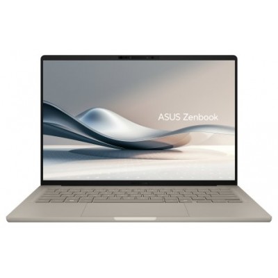 ASUS Zenbook A14 OLED UX3407QA-QD283W Copilot+ PC - Ordenador Portátil 14" WUXGA (Qualcomm Snapdragon X (X1-26-100), 32GB RAM, 1TB SSD, Adreno GPU, Windows 11 Home) Beige Zabriskie - Teclado QWERTY español (Espera 4 dias) en Huesoi