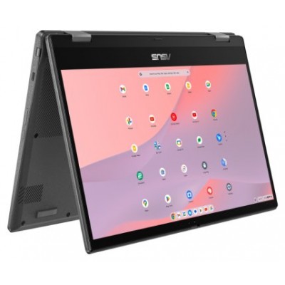 ASUS Chromebook CM14 Flip CL1402FM2A-EC0192 - Ordenador Portátil 14" Full HD (MediaTek Kompanio 520, 8GB RAM, 128GB eMMC, ARM Mali-G52 MC2, ChromeOS) Gris Gravidad - Teclado QWERTY español (Espera 4 dias) en Huesoi