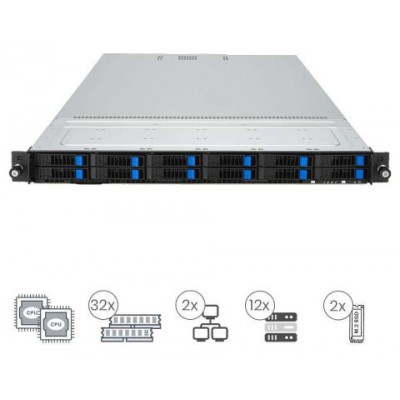 BB SERVER ASUS RS700-E11-RS12U/10G/1.6KW/12NVMe/GPU (Espera 4 dias) en Huesoi