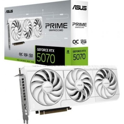 TARJETA GRAFICA ASUS PRIME RTX 5070 OC 12GB  WHITE en Huesoi