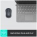 RATON LOGITECH M185 GRIS en Huesoi