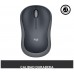 RATON LOGITECH M185 GRIS en Huesoi