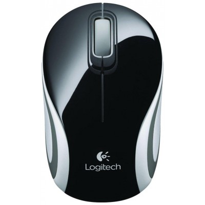 Logitech Ratón Mini M187 Inalámbrico Negro en Huesoi