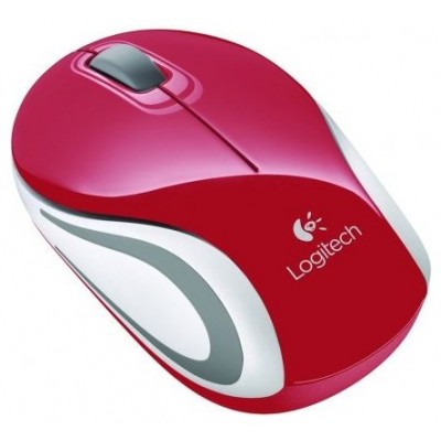 RATON LOGITECH M187 MINI INALAMBRICO ROJO (Espera 4 dias) en Huesoi