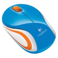 RATON LOGITECH M187 MINI INALAMBRICO AZUL (Espera 4 dias) en Huesoi