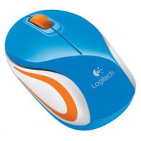 RATON LOGITECH M187 AZUL en Huesoi