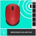 RATON LOGITECH M171 ROJO en Huesoi