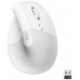 LOGITECH Raton Inalambrico 6 botones Ergonomico, Vertical, Videojuegos color Blanco crudo en Huesoi